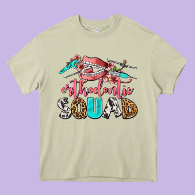Orthodontic Squad Heavy Core Tee Designed By Adodesignshop