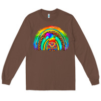 Chestnut LGBTQ Pride Gnome Rainbow Long Sleeve Tee - BundleAndBundleShop