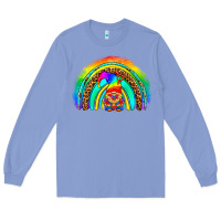 Colony Blue LGBTQ Pride Gnome Rainbow Long Sleeve Tee - BundleAndBundleShop