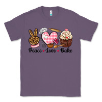 Lavender peace love bake Classic Tee - NancyCooperArtShop
