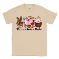 Mushroom peace love bake Classic Tee - NancyCooperArtShop