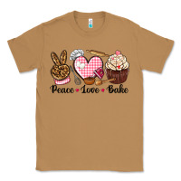 Toasted Coconut peace love bake Classic Tee - NancyCooperArtShop