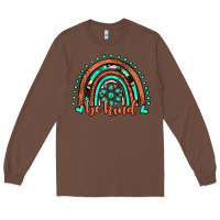 Chestnut be kind western turquoise rainbow Long Sleeve Tee - JahusDesignShop