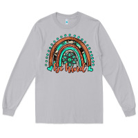 Moon Dust be kind western turquoise rainbow Long Sleeve Tee - JahusDesignShop