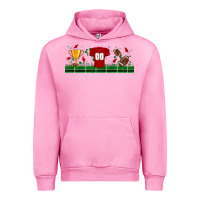 Fuchsia Pink trophy cup american football uniform libbey glass Urban Hoodie - BundleAndBundleShop
