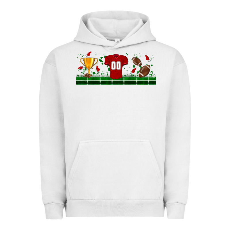 Trophy Cup American Football Uniform Libbey Glass Urban Hoodie by BundleAndBundleShop | Teevron