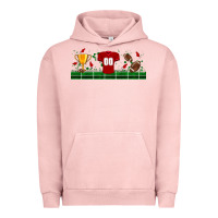 Pigment Salmon trophy cup american football uniform libbey glass Urban Hoodie - BundleAndBundleShop