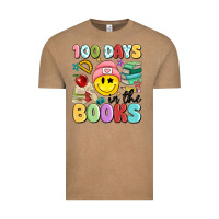 Vintage Coffee 100 days in the books Vintage Tee - MaliasSmallBusiness