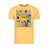Vintage Mustard 100 days in the books Vintage Tee - MaliasSmallBusiness