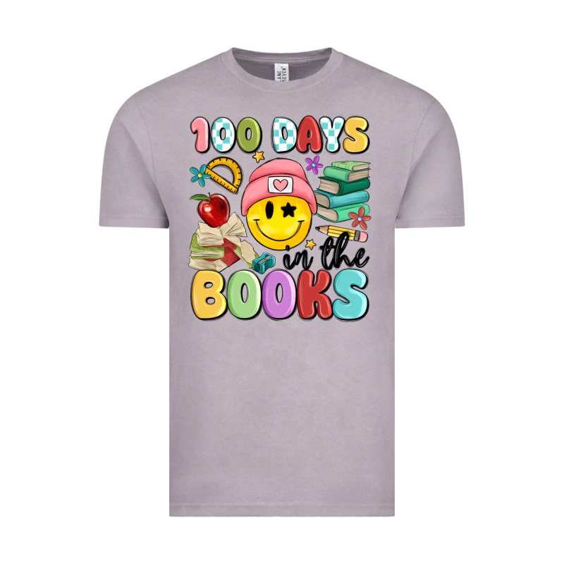 100 Days In The Books Vintage Tee by MaliasSmallBusiness | Teevron