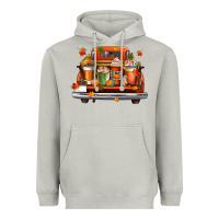Moon Dust coffee cups truck Heavyweight Hoodie - CowGirlArtShop