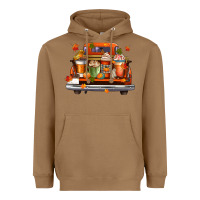 Toasted Coconut coffee cups truck Heavyweight Hoodie - CowGirlArtShop