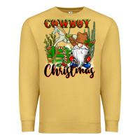 Antique Gold cowboy christmas gnome Premium Sweatshirt - CowGirlArtShop