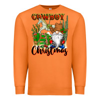 Carrot cowboy christmas gnome Premium Sweatshirt - CowGirlArtShop