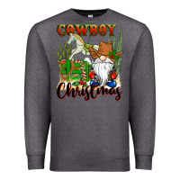 Charcoal Heather cowboy christmas gnome Premium Sweatshirt - CowGirlArtShop