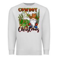 Dove Grey cowboy christmas gnome Premium Sweatshirt - CowGirlArtShop