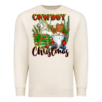 Sandshell cowboy christmas gnome Premium Sweatshirt - CowGirlArtShop