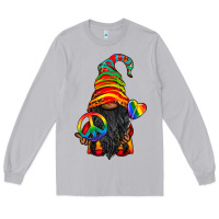 Moon Dust LGBTQ+ Pride Gnome With Candy Long Sleeve Tee - BundleAndBundleShop