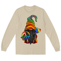 Mushroom LGBTQ+ Pride Gnome With Candy Long Sleeve Tee - BundleAndBundleShop