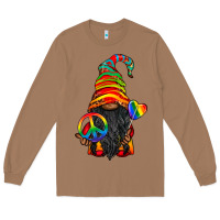 Toasted Coconut LGBTQ+ Pride Gnome With Candy Long Sleeve Tee - BundleAndBundleShop
