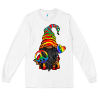 Lgbtq+ Pride Gnome With Candy Long Sleeve Tee | Teevron