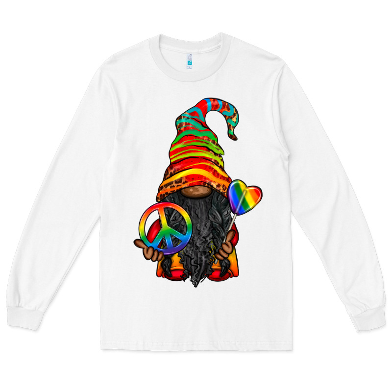 Lgbtq+ Pride Gnome With Candy Long Sleeve Tee by BundleAndBundleShop | Teevron