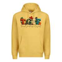 Antique Gold tgif thank goodness its fall Premium Hoodie - CowGirlArtShop