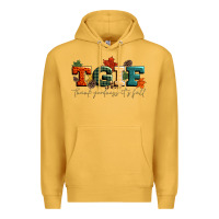 Mustard tgif thank goodness its fall Premium Hoodie - CowGirlArtShop