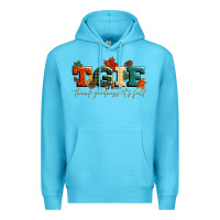 Ocean Blue tgif thank goodness its fall Premium Hoodie - CowGirlArtShop