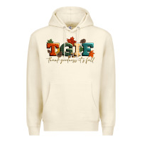 Sandshell tgif thank goodness its fall Premium Hoodie - CowGirlArtShop