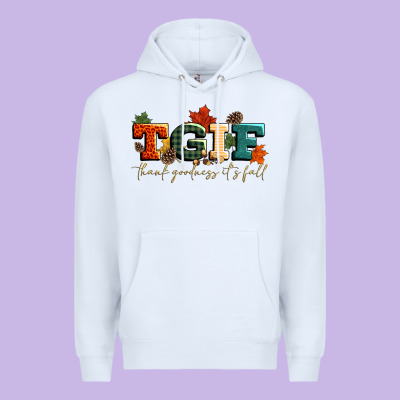 Tgif Thank Goodness Its Fall Premium Hoodie Designed By Cowgirlartshop