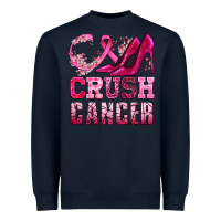Navy crush cancer high heels bbs Heavyweight Sweatshirt - BundleAndBundleShop