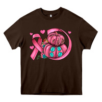 Chocolate Brown cancer ribbon pumpkins Heavy Core Tee - JahusDesignShop