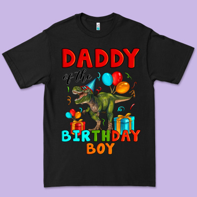 Daddy Of The Birthday Boy T Rex Premium Tee Designed By Artiststas
