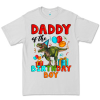 Dove Grey daddy of the birthday boy t rex Premium Tee - Artiststas