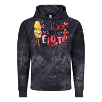 Cloud Black i like you elote mexican valentines day Vintage Hoodie - MaliasSmallBusiness
