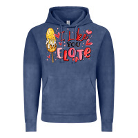 Vintage Denim i like you elote mexican valentines day Vintage Hoodie - MaliasSmallBusiness