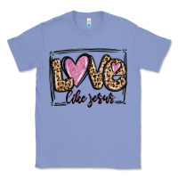 Colony Blue love like jesus Classic Tee - MaliasSmallBusiness