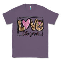 Lavender love like jesus Classic Tee - MaliasSmallBusiness