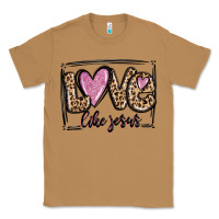 Toasted Coconut love like jesus Classic Tee - MaliasSmallBusiness