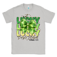 Moon Dust Not Lucky Simply Blessed Classic Tee - CowhideDigitalArt