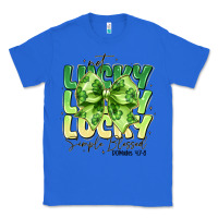 True Royal Not Lucky Simply Blessed Classic Tee - CowhideDigitalArt