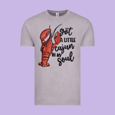 Got A Little Cajun In My Soul Vintage Tee Designed By Maliassmallbusiness