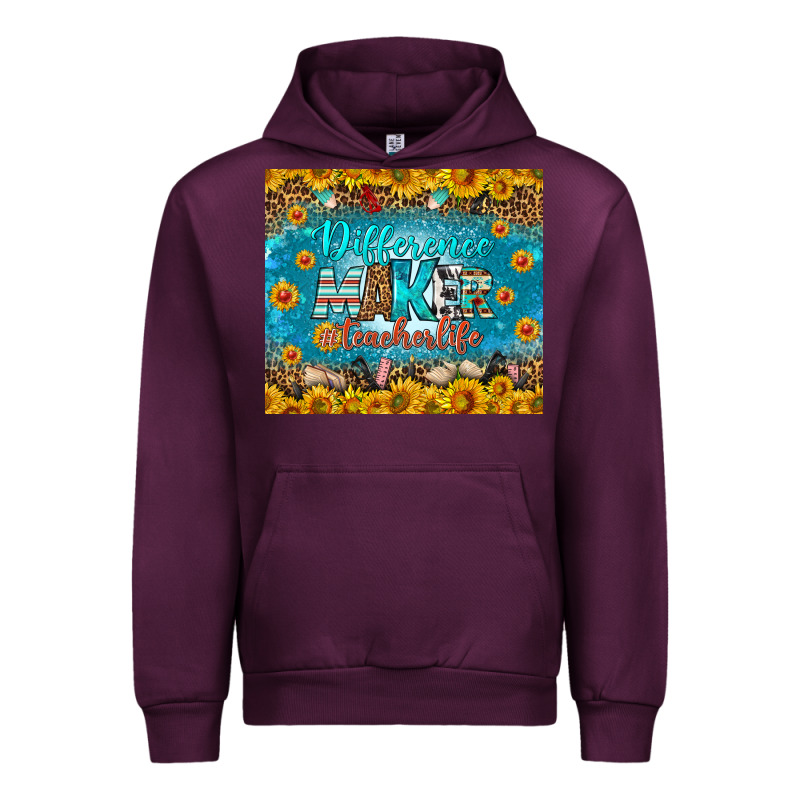 Difference Maker Teacher Life Tumbler Urban Hoodie by BundleAndBundleShop | Teevron