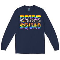 Navy Western LGBTQ+ Pride Squad Long Sleeve Tee - BundleAndBundleShop