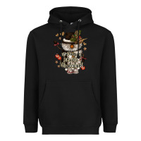 Black walking in a winter wonderland Heavyweight Hoodie - CowGirlArtShop