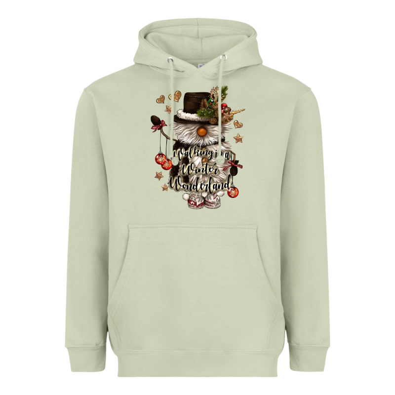 Walking In A Winter Wonderland Heavyweight Hoodie by CowGirlArtShop | Teevron