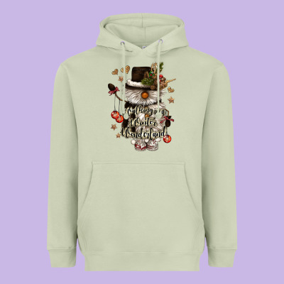 Walking In A Winter Wonderland Heavyweight Hoodie Designed By Cowgirlartshop