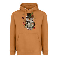 Meerkat walking in a winter wonderland Heavyweight Hoodie - CowGirlArtShop