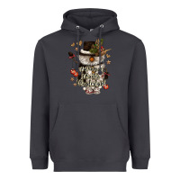 Smoke walking in a winter wonderland Heavyweight Hoodie - CowGirlArtShop